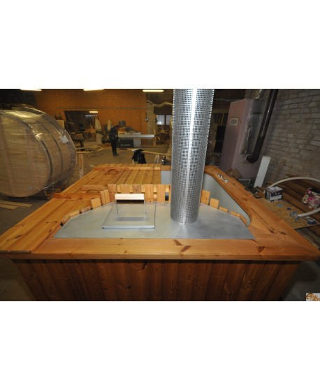 Stainless steel cover for internal stove Stainless steel cover for internal stove