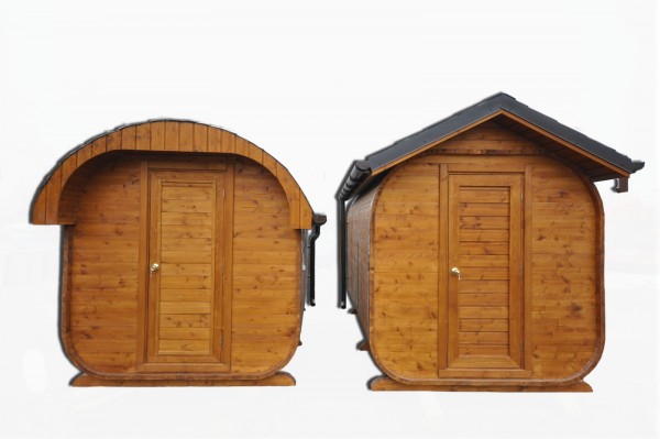 Oval roof sauna Oval roof sauna