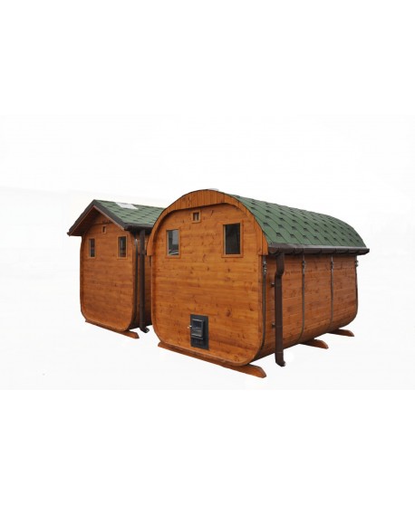Oval roof sauna Oval roof sauna