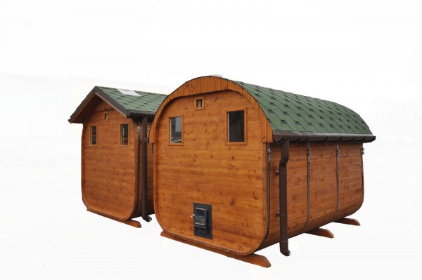Oval roof sauna Oval roof sauna