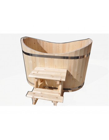 Wooden ofuro tub