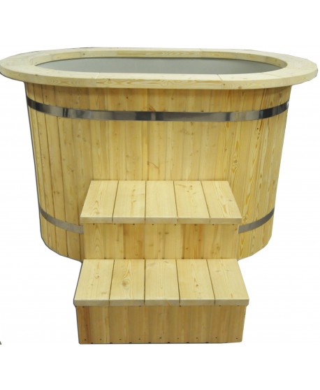 Japanese Ofuro tub with plastic liner
