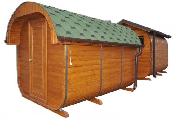 Oval roof sauna Oval roof sauna