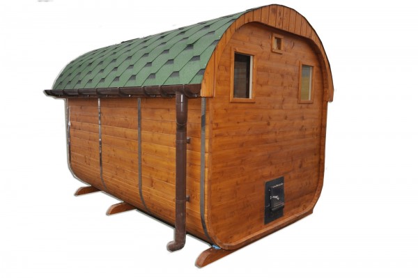 Oval roof sauna Oval roof sauna