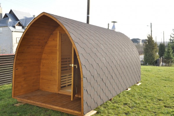 Sauna su panoraminiu langu Sauna su panoraminiu langu
