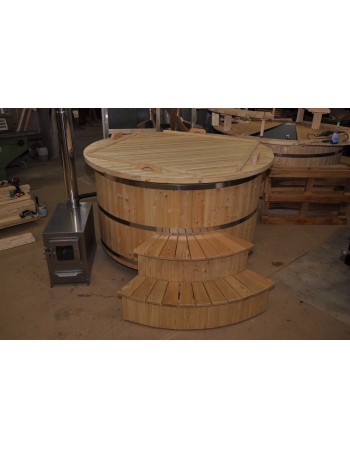 Wooden hot tub made of larch 180cm