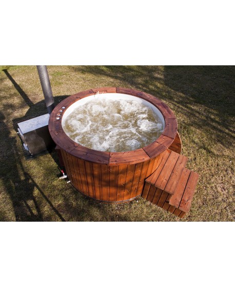 Hot tub made of fiberglass Hot tub made of fiberglass