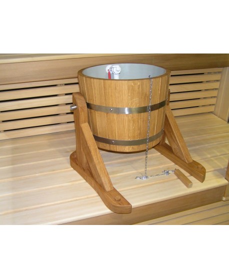 Wooden bucket - shower 20l