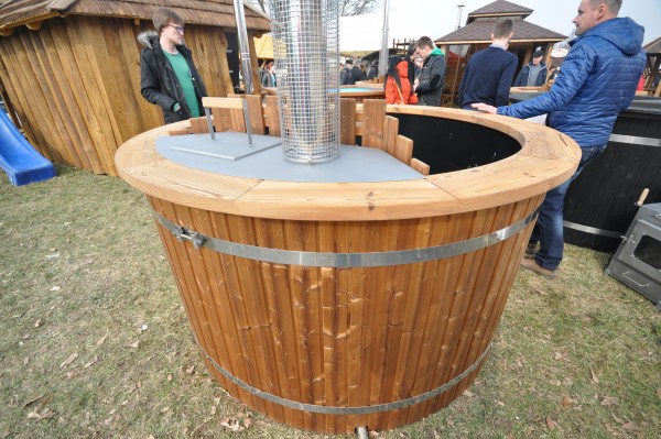 hot tub with plastic hot tub with plastic