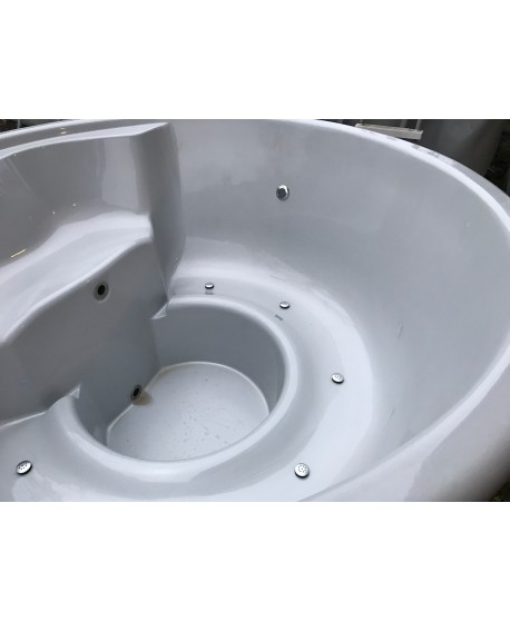 Inside of hot tub Inside of hot tub