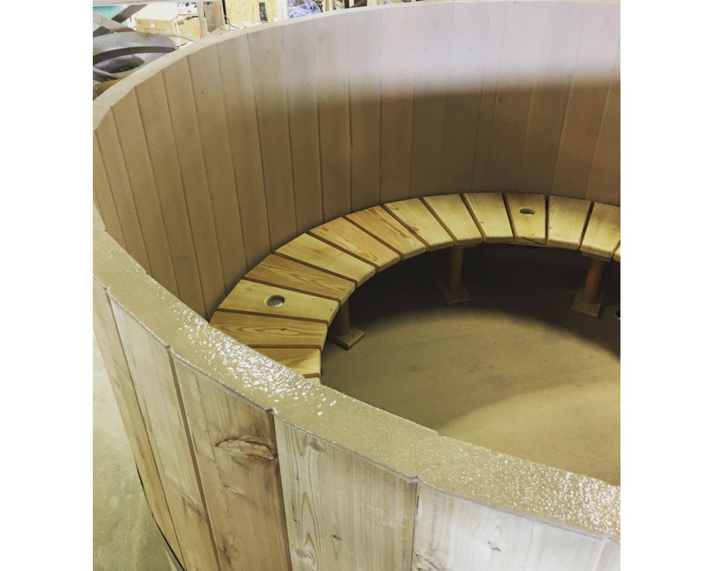 Hot tub wooden S type seats Hot tub wooden S type seats