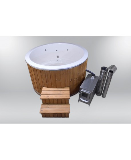 Wood fired hot tub Wood fired hot tub