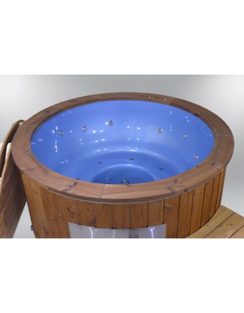 Outdoor hot tub SPA blue color