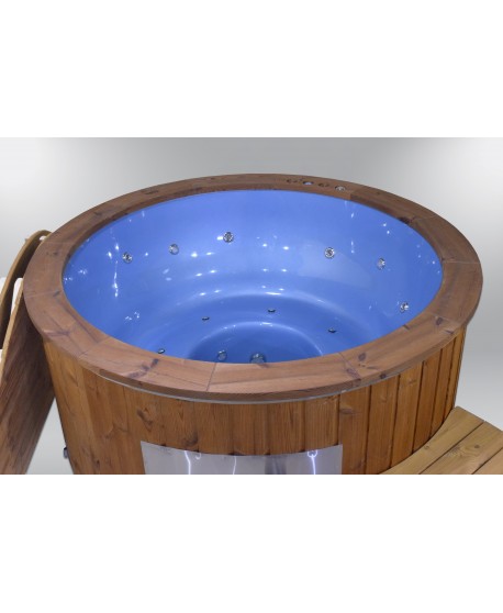 Outdoor hot tub SPA blue color