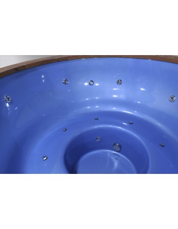 blue hot tub