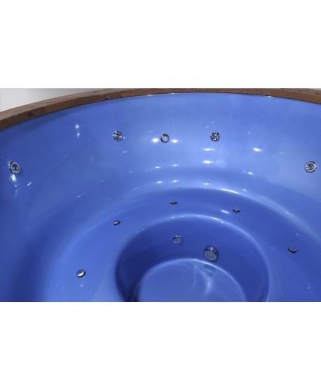 blue hot tub