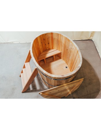 wooden ofuro bath