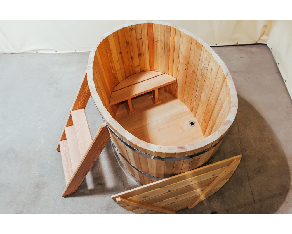 wooden ofuro bath