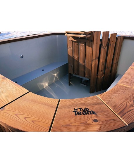 inside of hot tub inside of hot tub