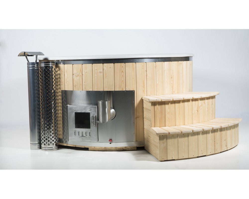 Fiberglass lined outdoor SPA - hot tub Fiberglass lined outdoor SPA - hot tub