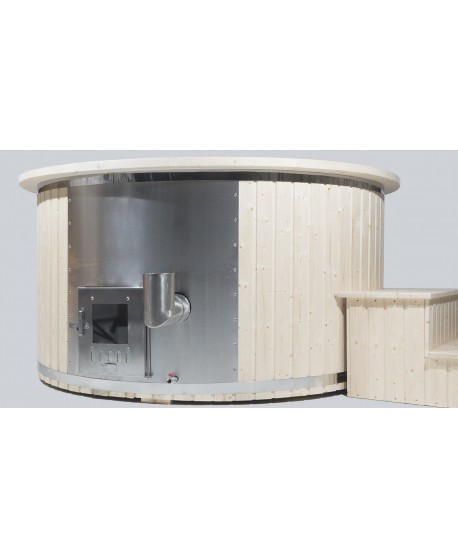Fiberglass hot tub model in blue pearl color! Fiberglass hot tub model in blue pearl color!