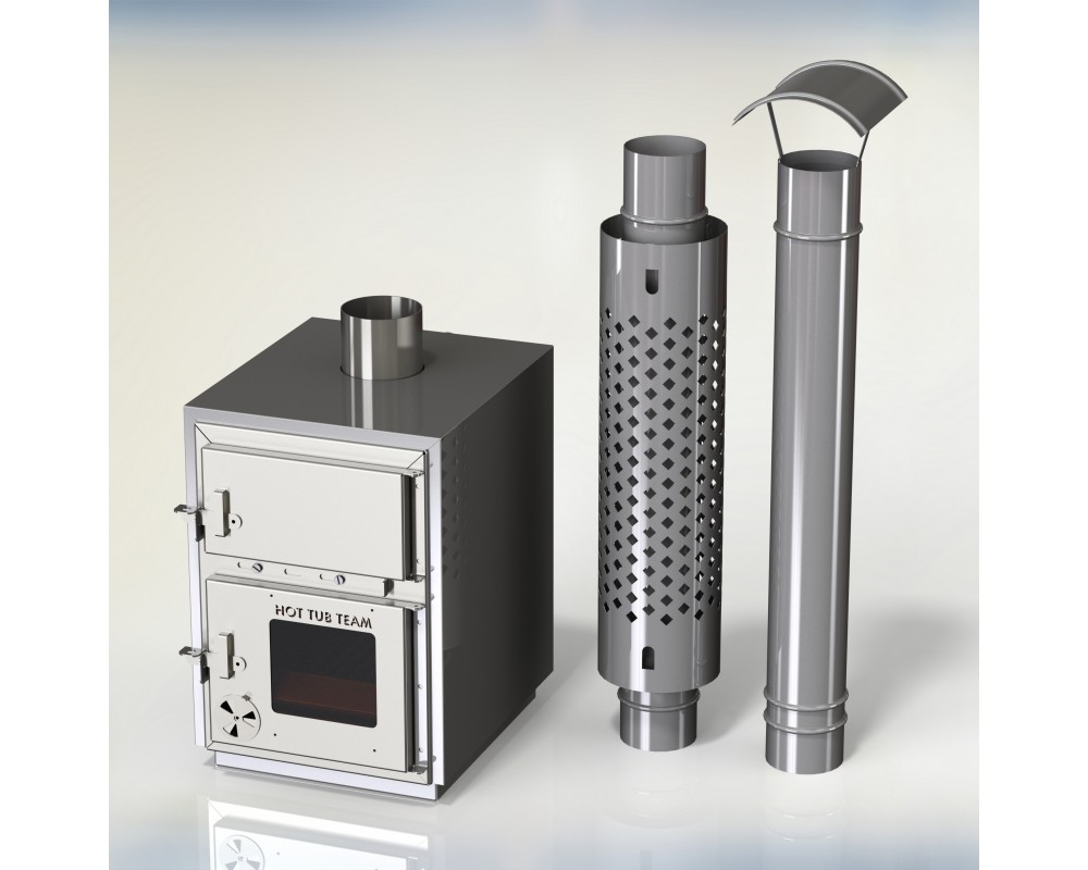 External stainless steel stove KI Np-50 External stainless steel stove KI Np-50