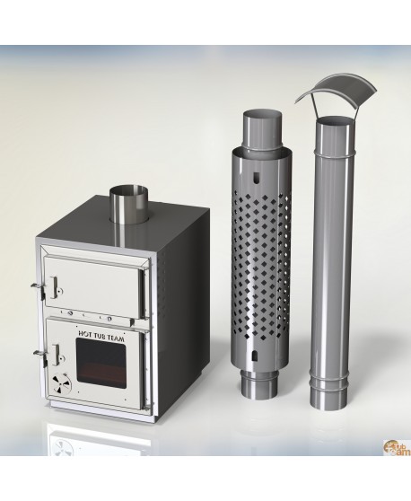 External stainless steel stove KI Np-50 External stainless steel stove KI Np-50