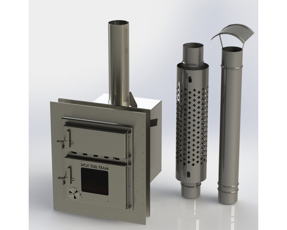 Integrated stove for plastic hot tubs KKI Np-01 Integrated stove for plastic hot tubs KKI Np-01
