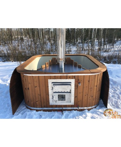 Integrated stove for hot tubs Integrated stove for hot tubs