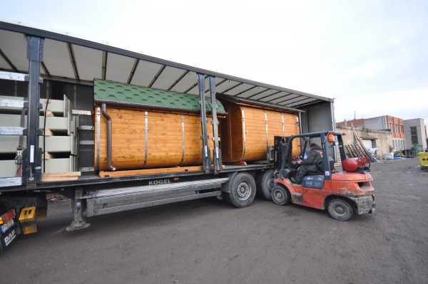 Oval roof sauna Oval roof sauna