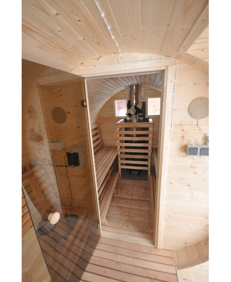 Mobile sauna "Barrel" Mobile sauna "Barrel"